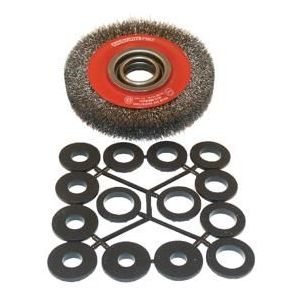 Staalborstel - Ronde - Gekroesde Draad - Industrie - Ø 150mm