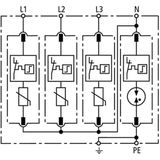 Dehn - DEHNguard M - Overspanningsafleider - Type 2 - Basisdeel en Beveiligingsmodules
