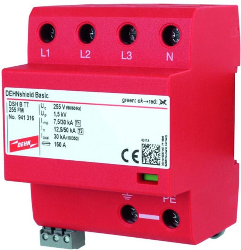 Kombiableiter shield tt Basic fm, für tt- und TN-S-Systeme - Dehn