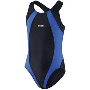 Beco - Badpak - Zwart/Blauw - 80% Polyamide, 20% Elastaan