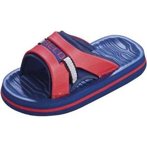 Beco - Badslippers - Blauw/Rood - EVA/Textiel
