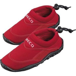 BECO waterslippers - zwemschoen, neopreen schoenen voor kinderen - Rood - 20 EU