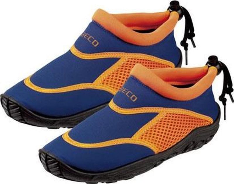 BECO - Surf en Waterschoen - Blauw/Oranje - Neopreen