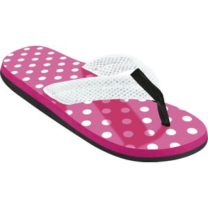 Beco - Dames Teenslippers - Roze - EVA-Materiaal - Polka Stippen