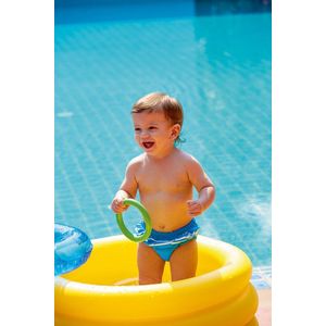 Beco Sealife herbruikbare zwemluier - Zwembroekje Blauw effen - Maat S