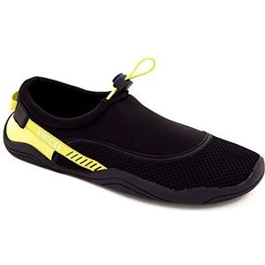 Beco - Beach - Waterschoenen - Zwart/Lichtgroen - Neopreen, Antislip Zool