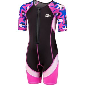 BECO-SEALIFE Wetsuit Shorty - Zwart - Roze - Neopreen - Kinderen