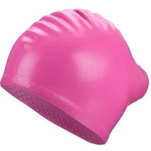 siliconen badmuts-long hair-pink-beco