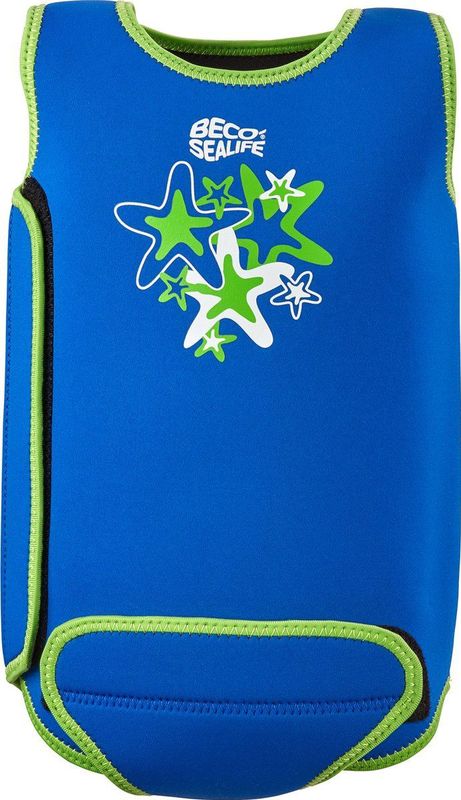 BECO - SEALIFE® - Baby Warmer - Blauw/Groen - Neopreen, UV-bescherming (SPF 50+), Klittenbandsluitingen