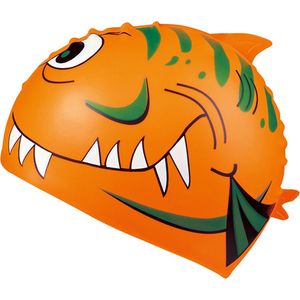 BECO badmuts haai - voor kinderen - oranje