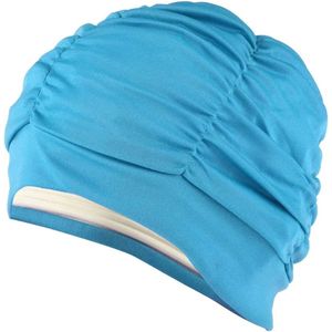 badmuts stof grote pasvorm kleur turqouise