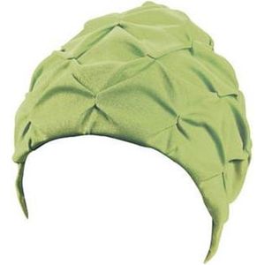 Beco Badmuts - Geplooid - Dames - Stof - Groen