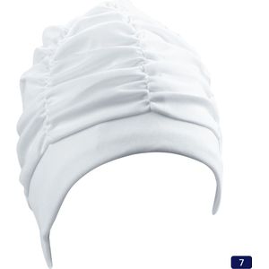 Dames stoffen badmuts, donker blauw