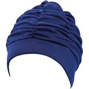 Beco Badmuts Dames Stof Grote Pasvorm Donkerblauw