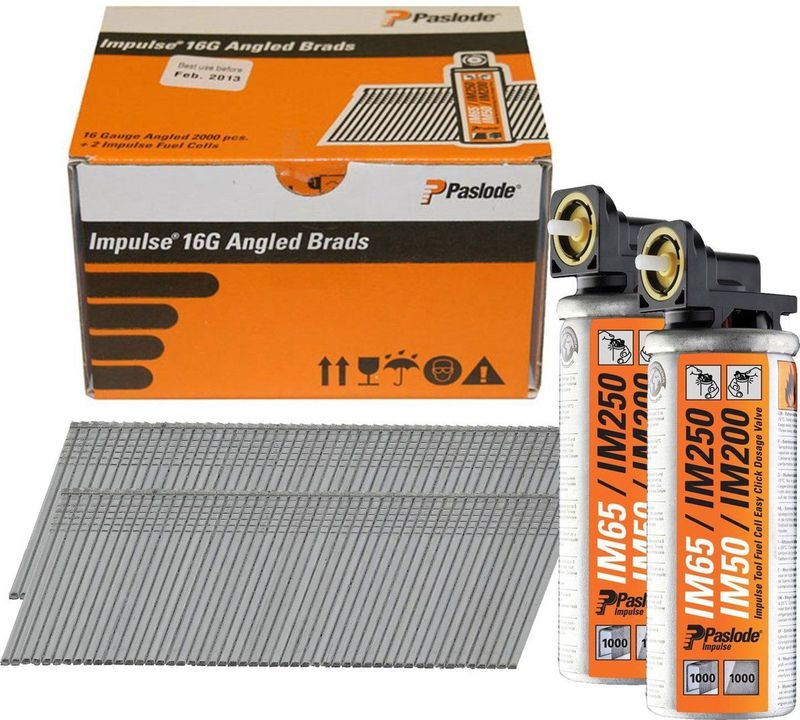 Paslode Afwerknagels AF16 Lengte 50mm RVS A2 300279 - 2000 Stuks