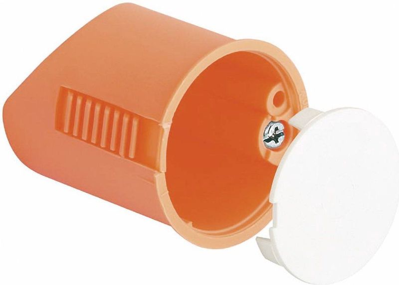 Kaiser - Wandlampen Aansluitdoos - 35x40 - Met Binnenliggende Deksel - 1 Stuk