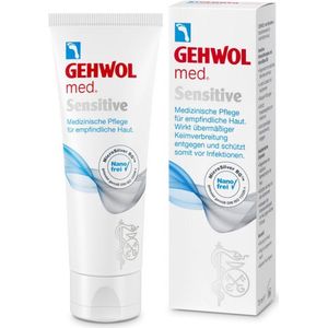 Gehwol med Sensitive voor de gevoelige huid - met MicroSilver - 75 ml
