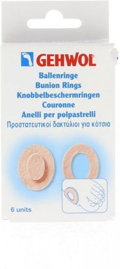 Gehwol Knobbel Beschermringen Ovaal Gehwol - Beige - Vilt - Anti-druk - Rond of Ovaal