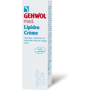 Gehwol Lipidro-Crème - Breng de zeer droge huid weer in goede balans van vet en vocht - Voetcreme - Tube 75ml
