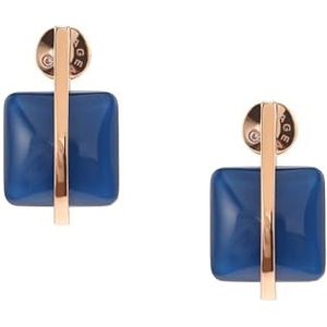 Skagen Sea Glass Roségoudkleurige Druppeloorbellen