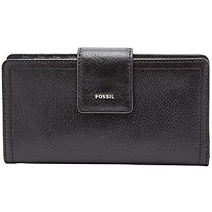 FOSSIL Portemonnee Logan RFID Tab Clutch Black Zwart