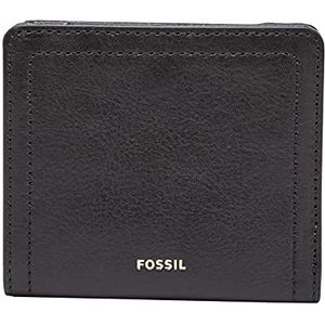 Fossil Logan Bifold Bifold Heren, zwart., Bifold