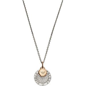 Emporio Armani dames tweekleurige sterling zilveren ketting