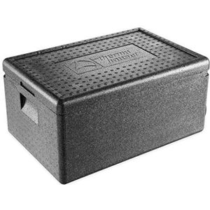 EPP Thermobox, Inlay GN 1/1, zwart, 60,0 x 40,0 x 30,0 cm, 48,5 l, uitneembare binnencontainer (PE)