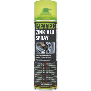 Petec - Zink Spray Aluminium - 500 ml - Corrosiebescherming