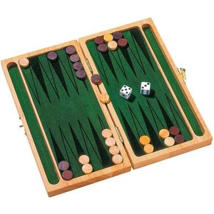 Goki Houten Backgammon spel - Geschikt voor 2 spelers vanaf 6 jaar!