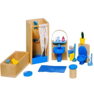 Miniatuur Badkamer Meubelset voor Poppenhuis
