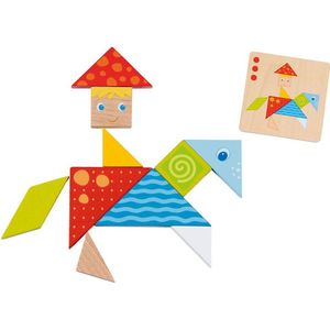 Goki houten tangram wereld