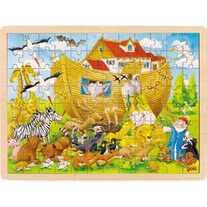 Goki - Inlegpuzzel - Intrede in de Ark van Noach - Gemengd - Medium