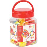 Goki - Houten Kralenset - Kleurrijk Speelgoed - 45 Stuks - Met Rijgkoord