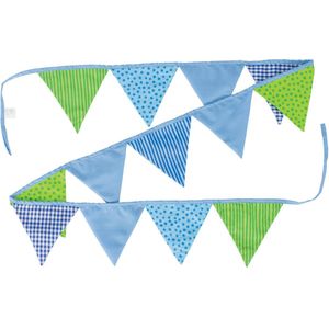 Goki Vlaggenlijn Blauw/groen 220 Cm
