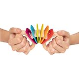 Goki - Houten Regenboog Rammelaar - Hout - 15,5 x 8 x 5,5 cm