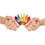 Goki - Houten Regenboog Rammelaar - Hout - 15,5 x 8 x 5,5 cm