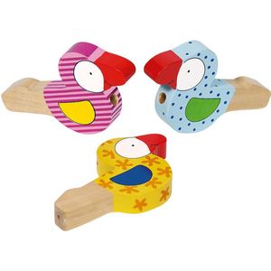 Goki - Muziekinstrument - Vogeltrood - Hout - Meerkleurig