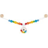 Goki Houten Wandelwagenketting Regenboog met Clips