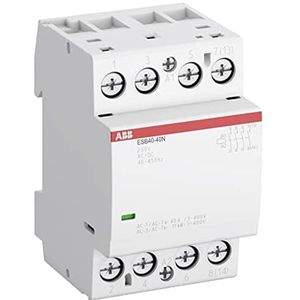 1SAE34111R0622 ESB40-22N-06, 4-polig, 2 hoofdcontacten NO 40A en 2 hoofdcontacten NC 30A, 230V, wit, 6,5 x 5,4 x 8,5 cm