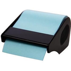 RNKVERLAG CT1833 - Sticky note rol in dispenser, 60 mm x 10 m, navulbaar, pastelblauw, 1 st.