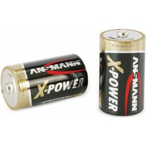 ANSMANN Mono-Batterie, XPower, 18000mAh, 2 Stück