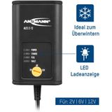 ANSMANN - ALCS 2-12A/0,4A Oplader - Voor Lood-Batterijen - Inclusief Klemmen