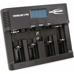 Ansmann Batterijlader Powerline 5 Pro zwart 1001-0018