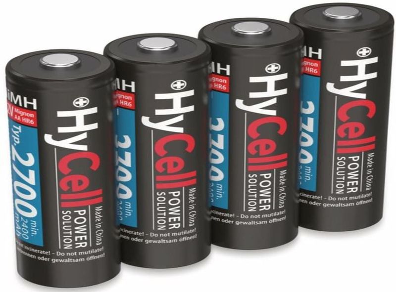HYCELL NiMH-Mignon-Akku 2700 mAh, 4 Stück