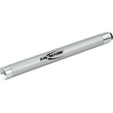 Ansmann Aluminium zaklamp, zilver, 13,4 x 1,3 x 1,3 cm