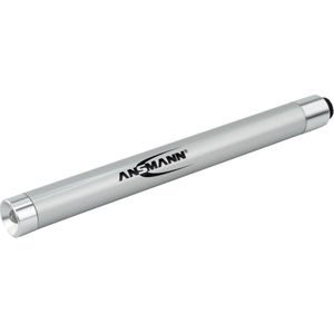 Ansmann Aluminium zaklamp, zilver, 13,4 x 1,3 x 1,3 cm