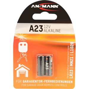 ANSMANN Batterie, Alkaline, A23 / LR23, 12 V, 2 Stück