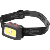 Ansmann hoofdlamp op batterijen | HD200B | 3x AAA | 185 lumen | IP44 | Zwart