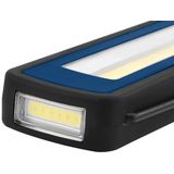 Ansmann Ledwerkplaatslamp met 215 lumen, draadloos, flexibel en magnetisch, 3 W functionele lamp, werklamp voor werkplaats, auto en noodverlichting, WL250B, zwart